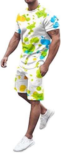 Bmisegm летни машки кошули мажи летни облеки на плажа со кратки ракави со кратки кошули со кратки костуми за панталони со џебови со џебови