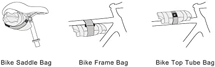 WDBBY велосипедска алатка торба за велосипеди за велосипедски пакетки за пакет велосипед бурито пакет задно седиште торба за поправка алатка за