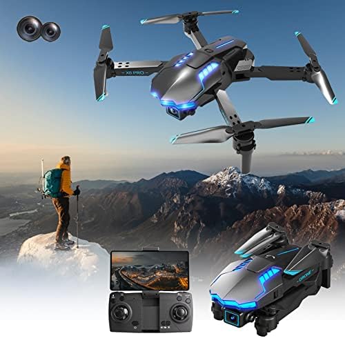 Дрон со 1080p двојна HD FPV камера Оптички FL-OW локализација играчки за далечински управувач со надморска височина Држете режим