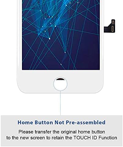 За Iphone 8 Замена На Екранот Бело, 3d Допир Lcd Дисплеј Дигитализатор Комплетен Комплет За Склопување Со Камера+ Слушалка+ Комплет Алатки За Поправка+
