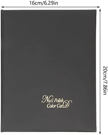 Книга за чување на налепници за уметност Cabilock Nail Art Collect