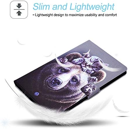 Покриеност на Апол за таб Galaxy Tab A 10.1 инчен таблет 2019, премиум PU кожа Тенок лесен преклопување држач за заштита од анти-гребење