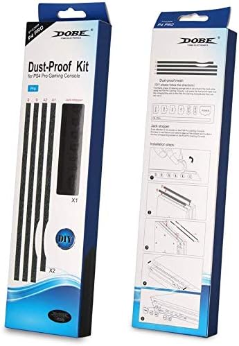 Комплети за докажување на пакетите за доказ за прашина од Dobe PS4 Pro-2-во-1 Доказ за прашина за заштита од прашина за превенција на прашини за покривање на куќиште за пак