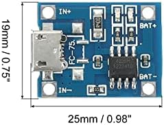 Meccanixity Micro USB 4.5-5.5V 1A 18650 модул за полнач на батерии за полнење Две пакет за заштита од 10