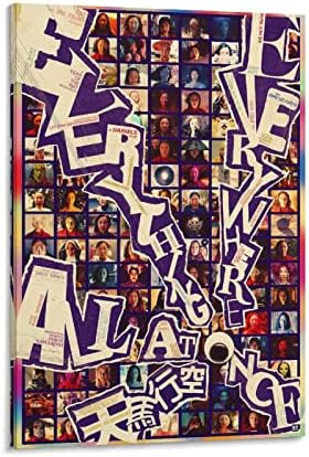 Сè што е насекаде, одеднаш гроздобер филм постер плакато платно платно 90 -тите години, естетски постери 12x18inch
