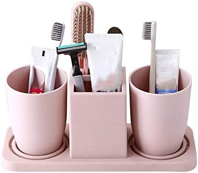 Дубао за миење садови за четкичка за заби постави креативно семејство двојка дома држач за четкичка за заби, држач за миење на