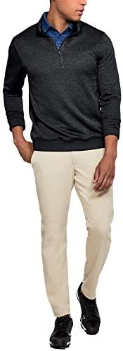 Под оклопна машка бура од џемперка ¼ поштенски долги ракави голф пуловер