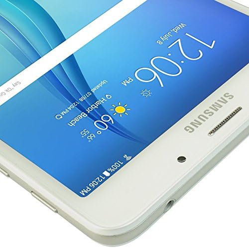 Заштитник на екранот Skinomi компатибилен со Samsung Galaxy Tab J Clear Techskin TPU Anti-Bubbule HD HD филм