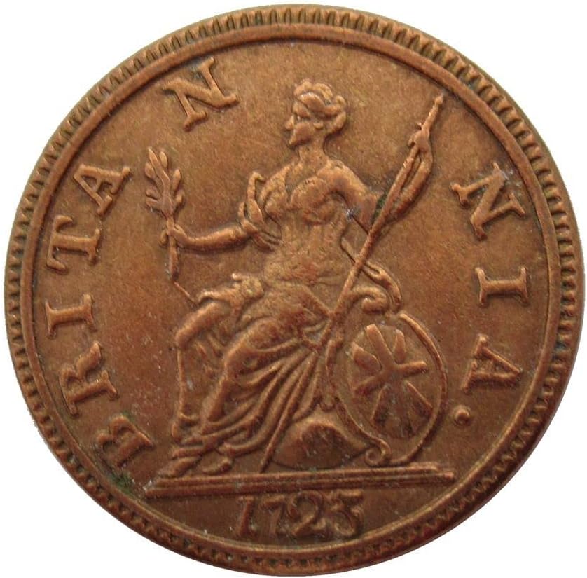 Британски бакарни монети 1719-1724 6 Комеморативни монети од странска копија