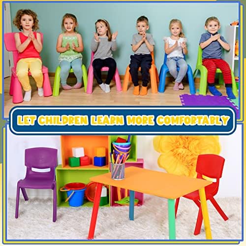 6 Еез Редење Училишни Столици Детски Пластични Столчиња За Магацинот Избрани Бои Висина На Седење Столици Во Училница За Деца Мало Дете