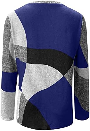 Женска модна облека Зимски контраст Француски кашмир краток ракав/долг ракав лабава маичка плус врвови со големина