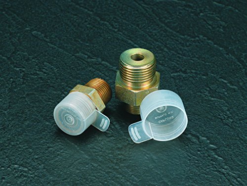 Caplugs QTU121A00 Пластично капаче со солза со солза за директно навои. до капаче со големина на конец 1-1/16 JS-TU-12, PE-LD, To Cap Thread