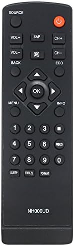 Замена LC190EM2 HDTV далечински управувач за ТВ Емерсон - Компатибилен со далечинскиот управувач на ТВ NH000UD Emerson