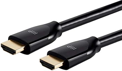 HDMI кабел со голема брзина на Monoprice - 3 стапки - црна овластена премиум, 4K@60Hz, HDR, 18Gbps, 28Awg, YUV 4: 4: 4