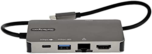 StarTech.com USB - C Multiport Адаптер-USB-C ДО 4K 30HZ HDMI или 1080P VGA-USB Тип-C Мини Пристаниште w/ 100w Испорака На Енергија
