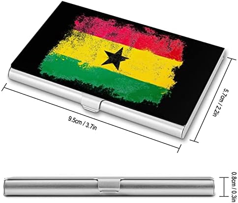 Гранџ Знаме Гана Сопственикот Бизнис Картичка Џеб Бизнис Картичка Случај Тенок Паричник Картичка За Мажи Жени