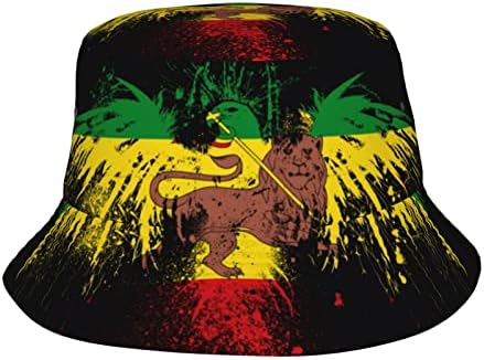 Јамајка реге rasta lубовник корпа капа за мажи жени печатени рибарски капа за пакувања за сонце капачиња на отворено капачиња на