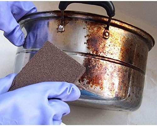 Cabilock чистач за чистење автомобилски алатки 5 парчиња дејност алумина corundum магичен бришач чистење сунѓер сад за миење садови за