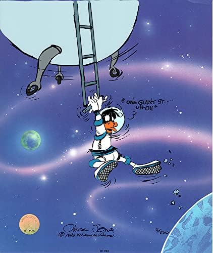 Чак onesонс Дафи патка Луни слетување анимација ќелија потпишана автограмирана автентична CJ COA