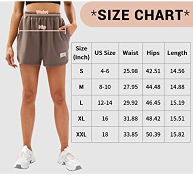 Колагри за жени од пот -шорцеви случајни летни атлетски високи половини за трчање салон за салони за џебови со џебови