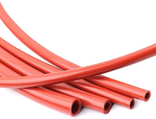 1м Црвена силиконска цевка 3 ~ 50мм Флексибилно гумено црево задебелено топлина отпорна на воздушна пумпа линија Универзална