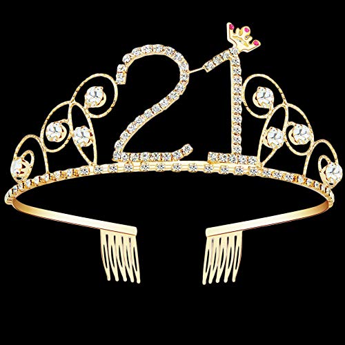 БЕБЕ НАДВОР Од Кристал Роденден Дијадема Круна Принцеза Роденден Круна Коса Додатоци Во Собата Среќен 21 роденден Круна Дијадема Со Појас За