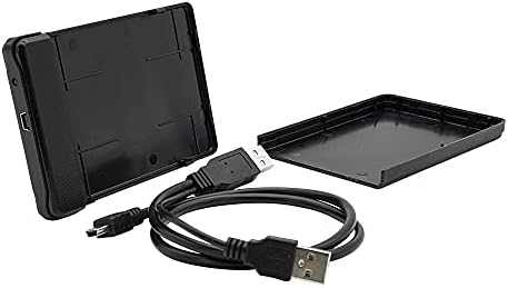 GETTECH 2.5 Инчен USB 2.0 Хард Диск Случај Куќиште, USB Тип А ДО USB Мини Б Кабел Вклучени, Алуминиумска Легура Abs Изградба, SATA i/II/III