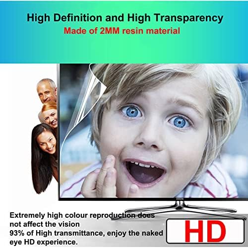 Анти-сино светло филм Транспарентен LCD TV HD HD заштитник на јасен екран Очи заштитен филтер анти-UV зрачење ТВ екран заштитник,
