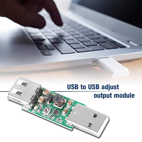 Зголемување на модулот за конвертор Прилагодлив излез DC-DC чекор напред конверторски табла USB на USB 5V до 6-15V модул за