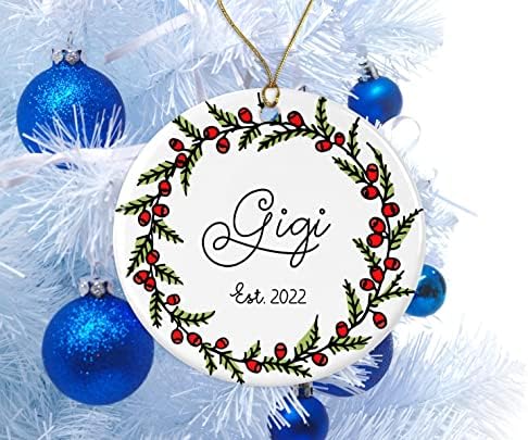 Gavinsdesigns igigi est. 2021 украс за новогодишна елка - Нов igиџи 2021 - Орнамент за igиџи - за igиџи подароци од внуци - Подарок за