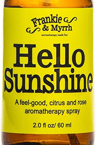 Здраво сонце | Бергамот, роза и лимон магла за есенцијално масло од тело | Спреј за ароматерапија | Лесен парфем | чист сите природни мириси