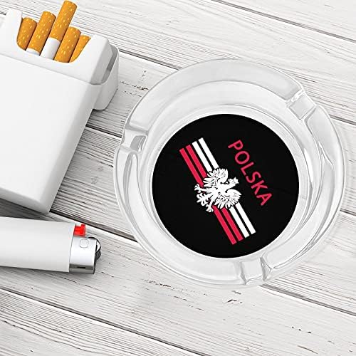 Полско знаме - Цигари од Полска орел пушачи стаклени пепелници за пепел за таблета за домашни таблети