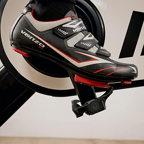 Чевли за возење велосипед за велосипеди за велосипеди за велосипеди - 3 ленти - компатибилни со Делта Шимано СПД и изглед лак