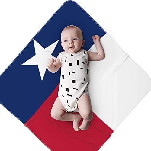 Знаме на бебето во Тексас бебе што прима ќебе за обвивка за покривање на новороденчиња за новороденчиња