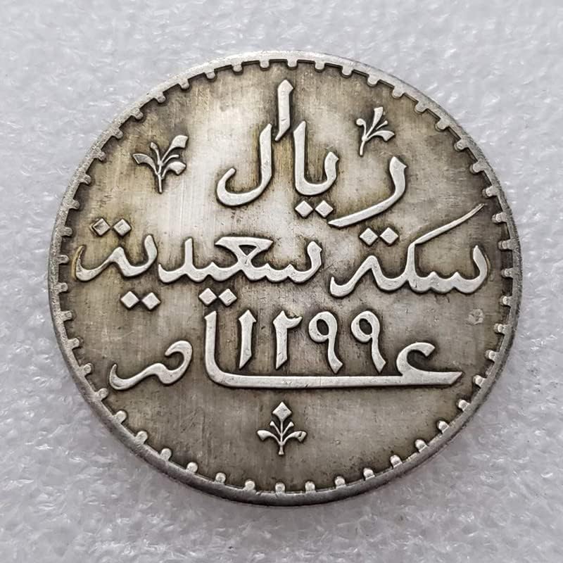 Антички Ракотворби Реплика Комеморативни Монети направи Стариот Сребрен Долар Сребро Круг Странски Монети антички 924