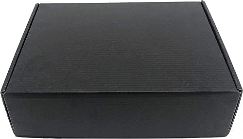 Кутија за испорака на црна картон 13 x 9 x 2 инчи брановидни кутии за складирање на пакување 10 пакувања