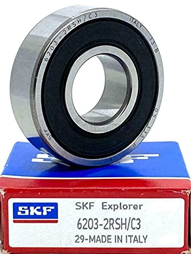 SKF 6203-2RSH C3 Deep Groove Ball Leaters 17x40x12 mm 6203-2RS 6203RS