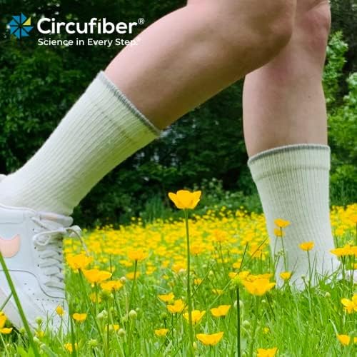 Circufiber Mensенски жени дијабетични чорапи-ја подобрува циркулацијата Намалување на отокот и болката удобно лабаво вклопување што