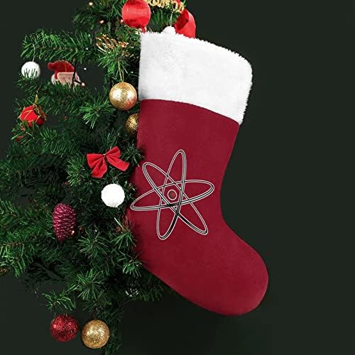 Физика персонализирана Божиќна порибување дома Божиќно дрво камин виси украси