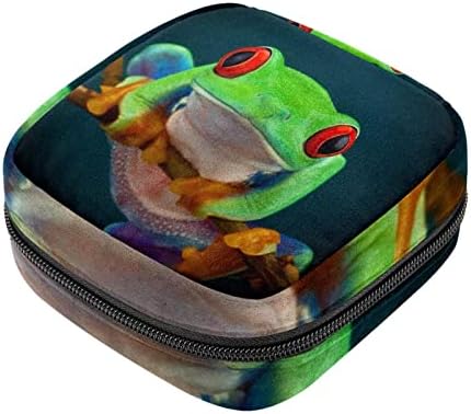 Период торба, санитарна торба за складирање на салфетка, држач за подлога за период, торбичка за шминка, жаба