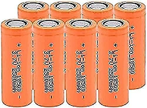 RAMC Lit Литиумски батерии18500 Li-Yonbattery3. 7v2500mahlitiumbatteriesforpowerbankbackuppore, 8 Единици.