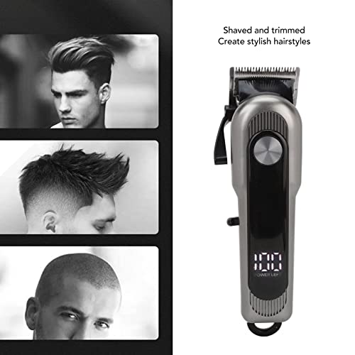 Trimmer за коса, електричен тример за клипери за коса со водич Комби за сечење на косата за полнење за мажи што може да се полнат