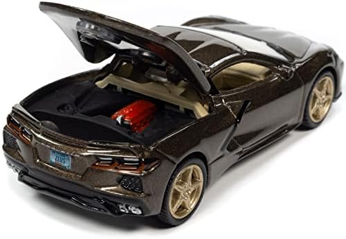 2020 Chevy Corvette Zeus бронзени метални спортски автомобили ограничено издание 1/64 Diecast Model Car By Auto World 64362-AWSP103 a