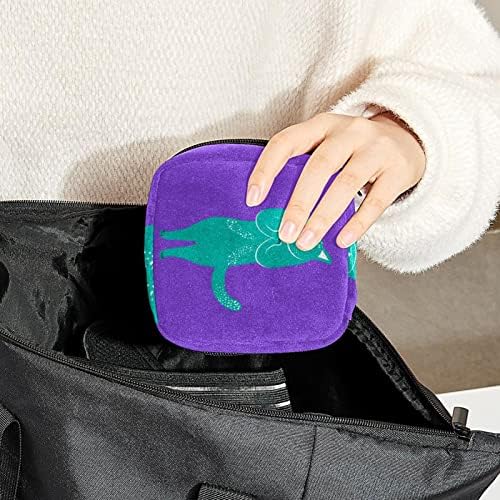 Санитарна торба за складирање на салфетка, торбичка за менструална чаша, преносни санитарни салфетки влошки за чување торбички
