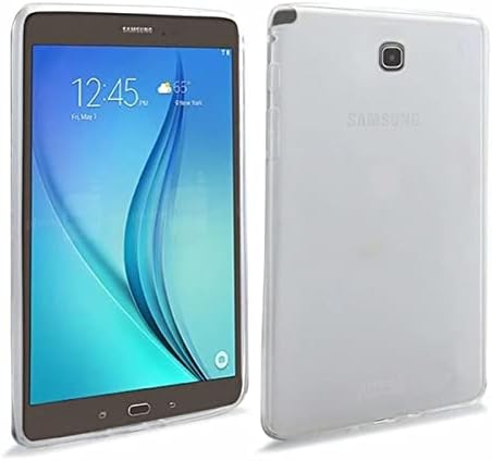 iCoverCase Samsung Galaxy Tab А 8.0 T350/T355 Јасен Случај, Ултра Тенок Јасен Проѕирен Случај Флексибилен Тенок Мек Тпу Гел За Кожа Заден