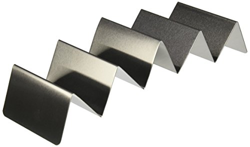 Американски металкрафт TSH5 држач за не'рѓосувачки челик Тако, 4-5 прегради, 4 x 13,7, сребро