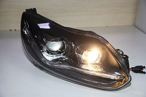 Генерички LED Лента Главата Светла Предната Светилка 2012 до 2014 Година За Форд Фокус 3 PWV2