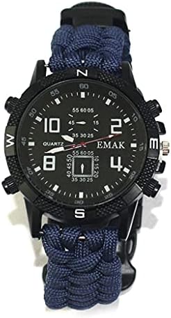 ZCMEB мажи воен часовник водоотпорен рачен часовник го предводеше кварцниот часовник на отворено спортски часовник компас термометар