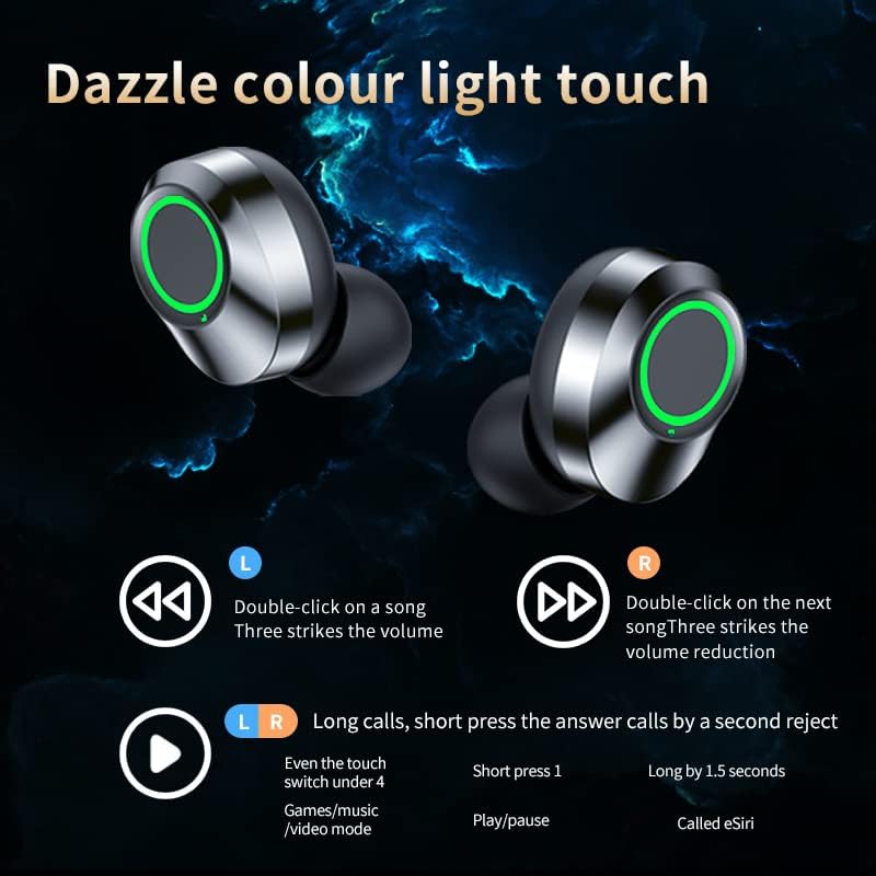 Волт Плус ТЕХНОЛОШКИ Безжичен V5. 3 LED Pro Слушалки Компатибилен Со ВАШИОТ BLU Студио G Плус IPX3 Bluetooth Вода &засилувач; Sweatproof/Намалување