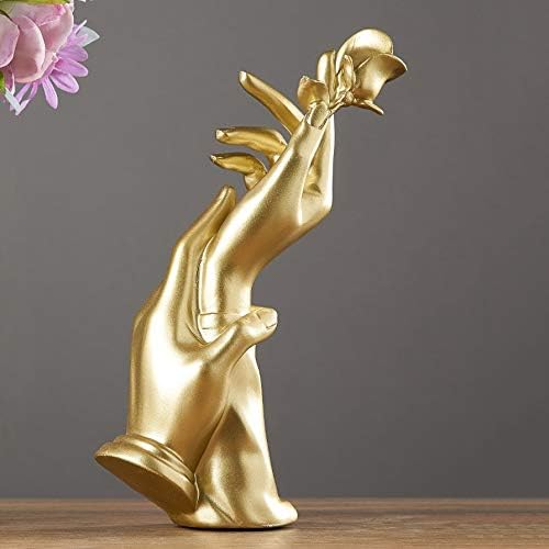 WSSBK Златен гест смола минијатурни фигурини порцелански занаети рачни статуи украси биро декорација модерна дневна соба дома